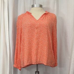 Old navy peach long sleeve shirt